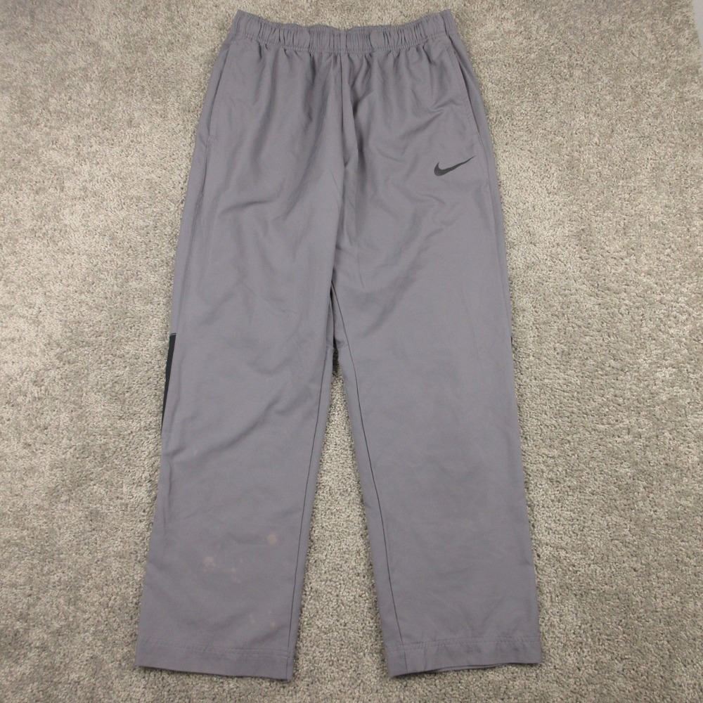 Nike Track Pants‎ Mens 2XL Gray Drifit Performance Windbreaker Lightweight Walk